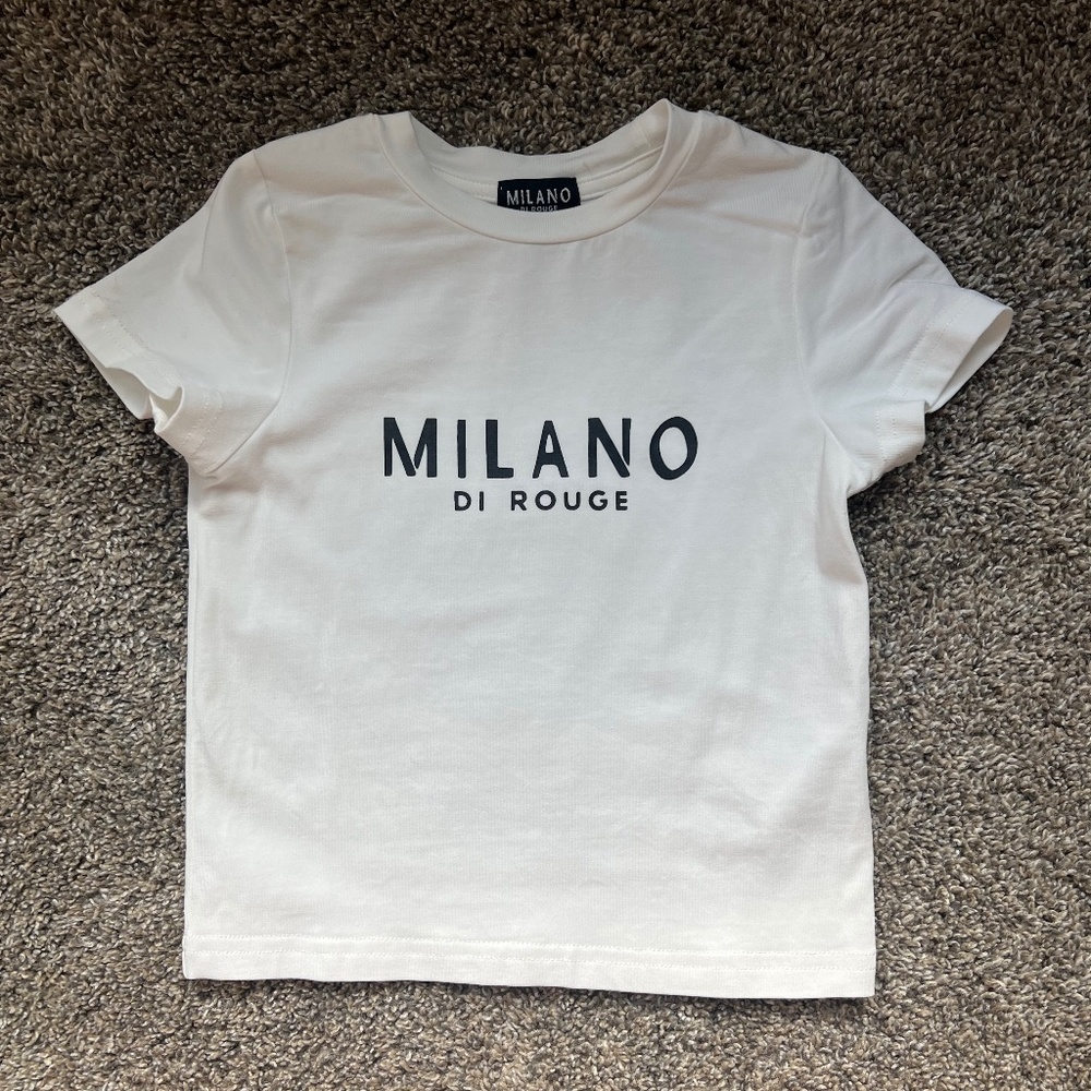 Milano toddler white shirt